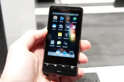 Vintage Android smartphone from the early 2010s